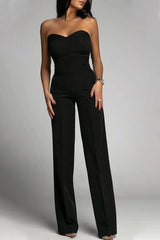 Anastella  |  trägerlose Jumpsuit Elegance strahlt