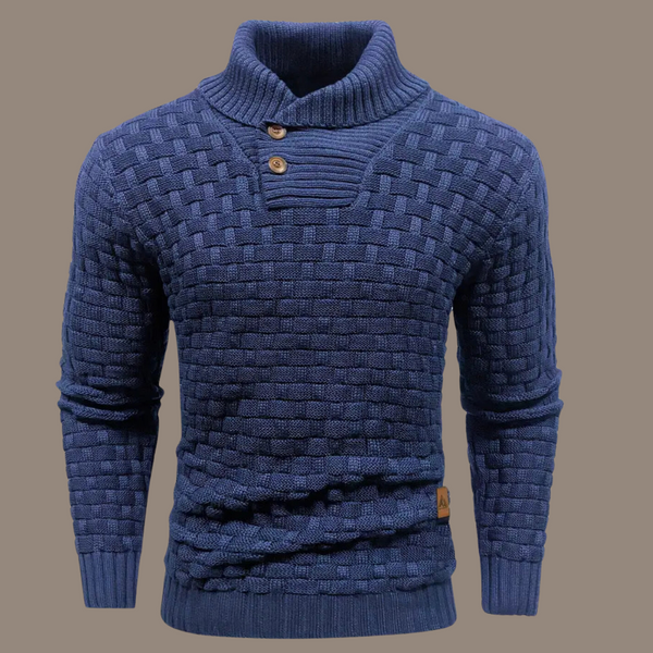 Arvigo | Herrenstrickpullover mit Knopfleiste