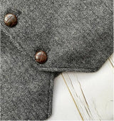 Zenique - Klassische Tweed Strickjacke