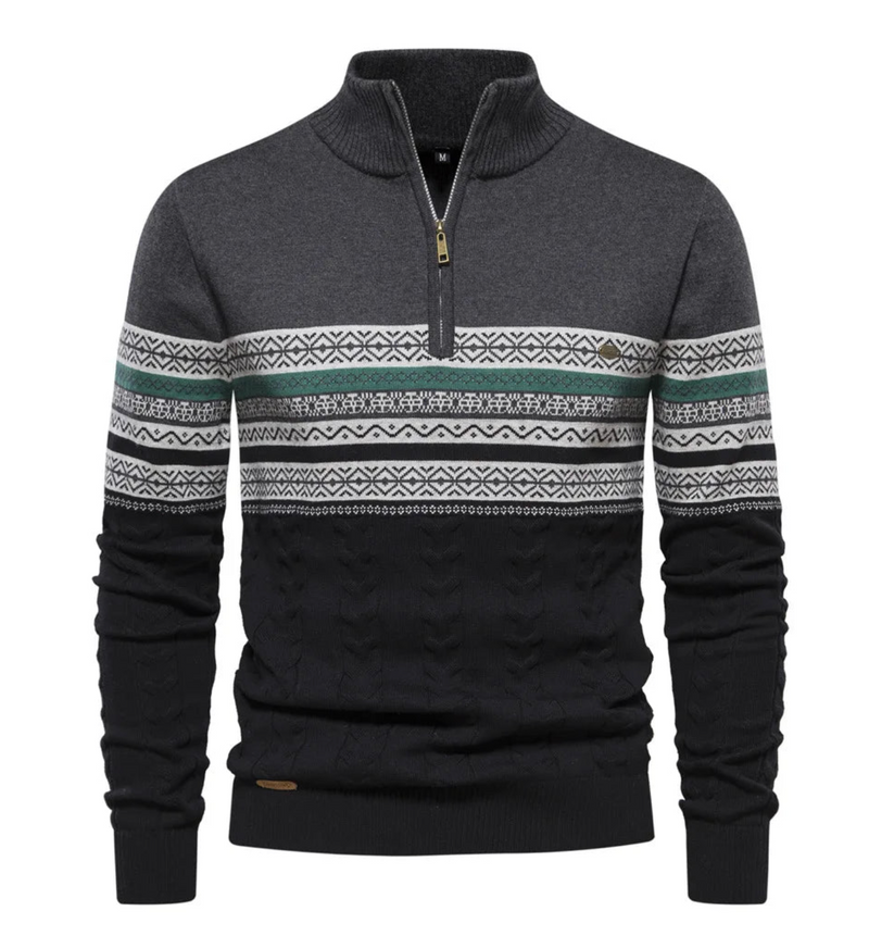 Fjord - Luxe Pullover mit Halbreißverschluss