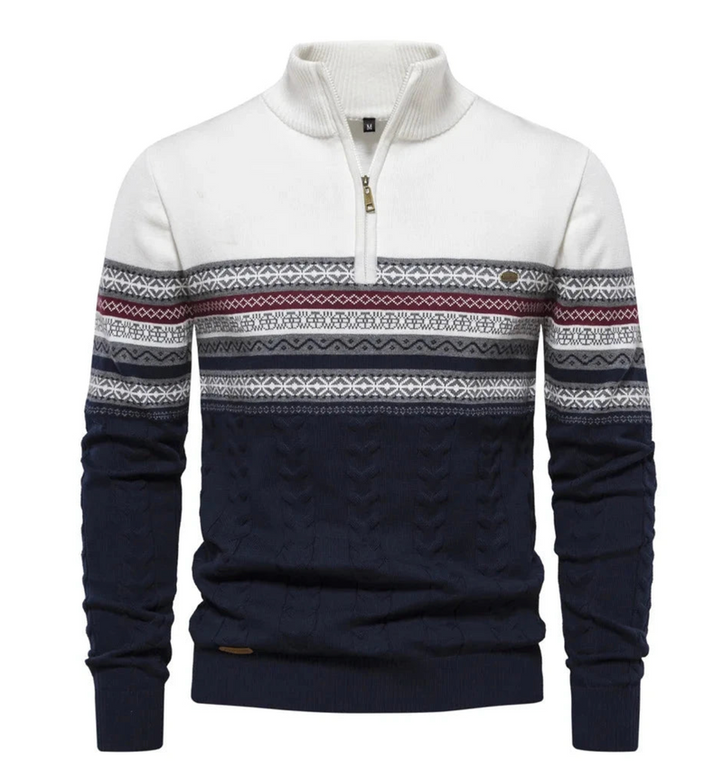 Fjord - Luxe Pullover mit Halbreißverschluss