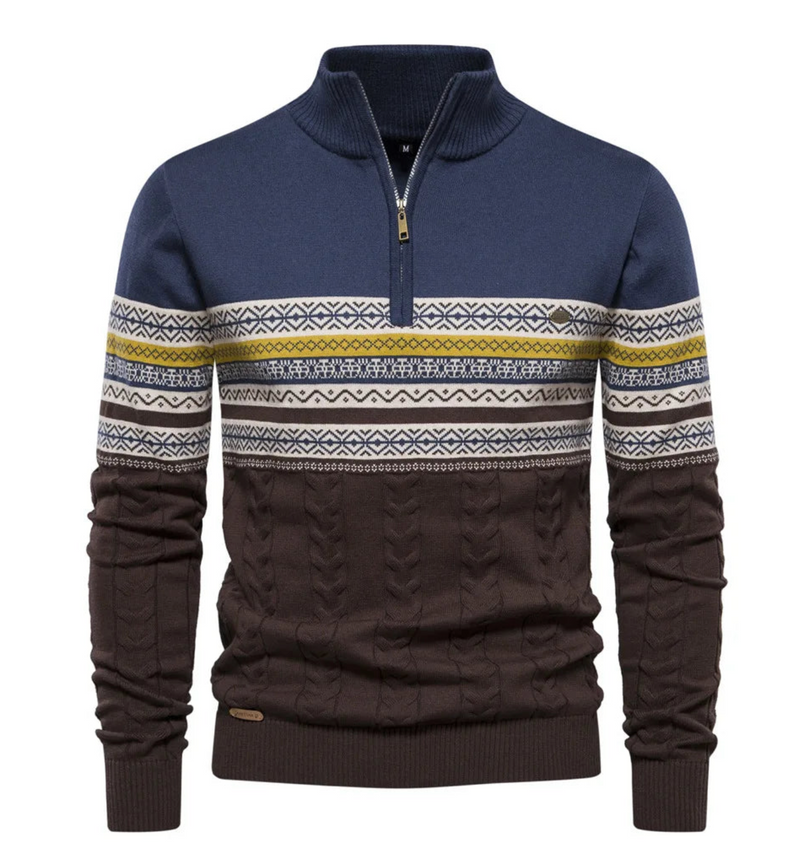 Fjord - Luxe Pullover mit Halbreißverschluss