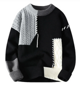 Wovian - Patchwork Strickpullover