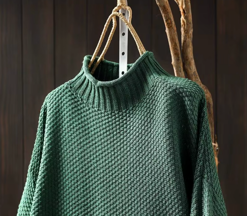 Minoira -  CozyWaffle Rollkragenpullover