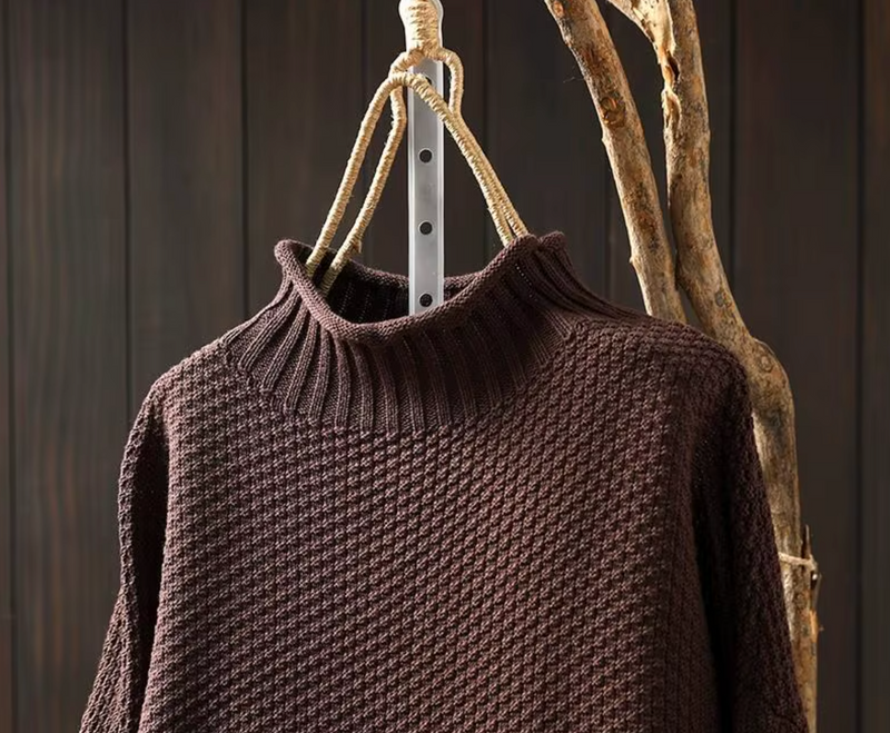 Minoira -  CozyWaffle Rollkragenpullover