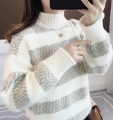 Esmee -  WinterGlow Striped Sweater