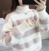 Esmee -  WinterGlow Striped Sweater