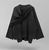 Noir - Poncho Luxe Drape