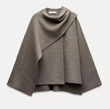 Noir - Poncho Luxe Drape