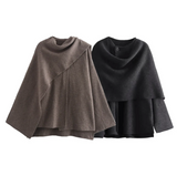 Noir - Poncho Luxe Drape