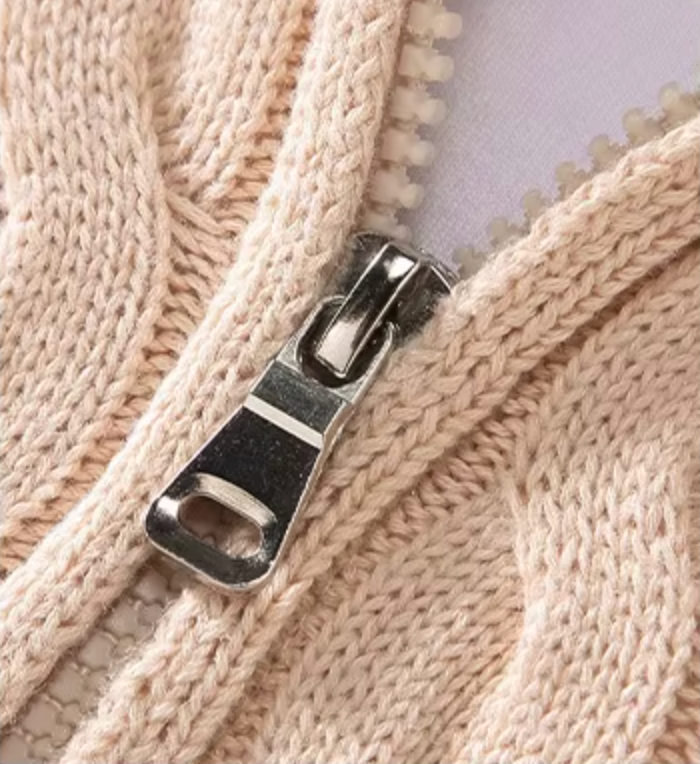 Lomari - Luxe Cable Knit Half-Zip Sweater