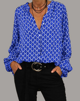 Civora l Bluse Geometric Elegance