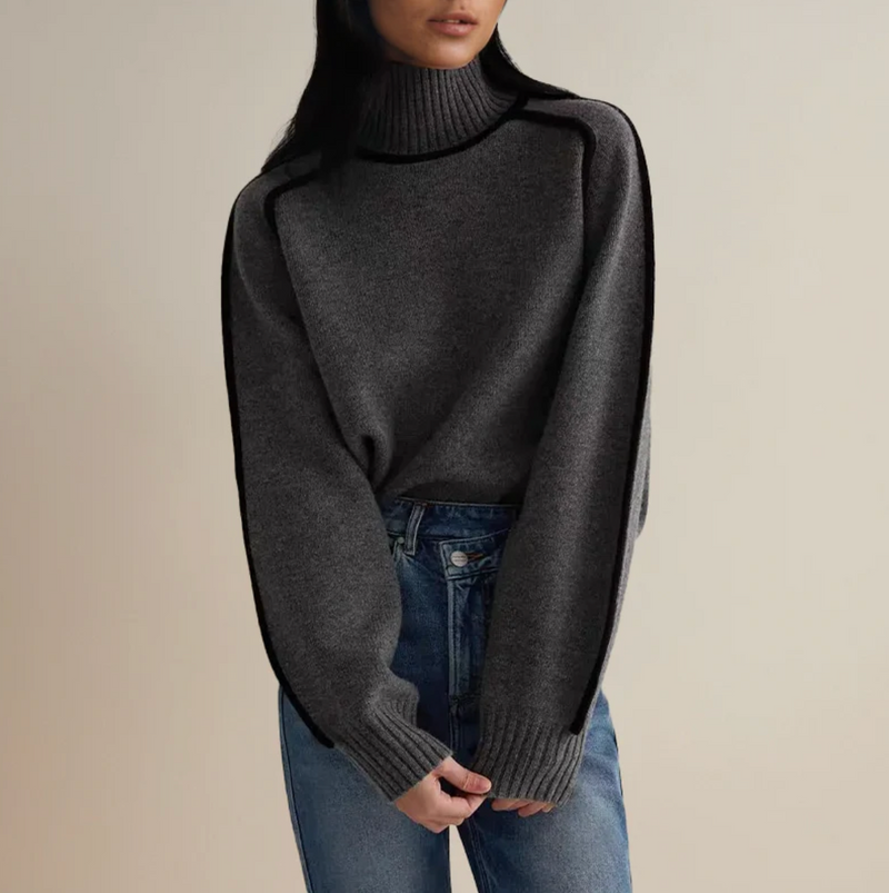 Lia | Luxe Rollkragenpullover in Übergröße