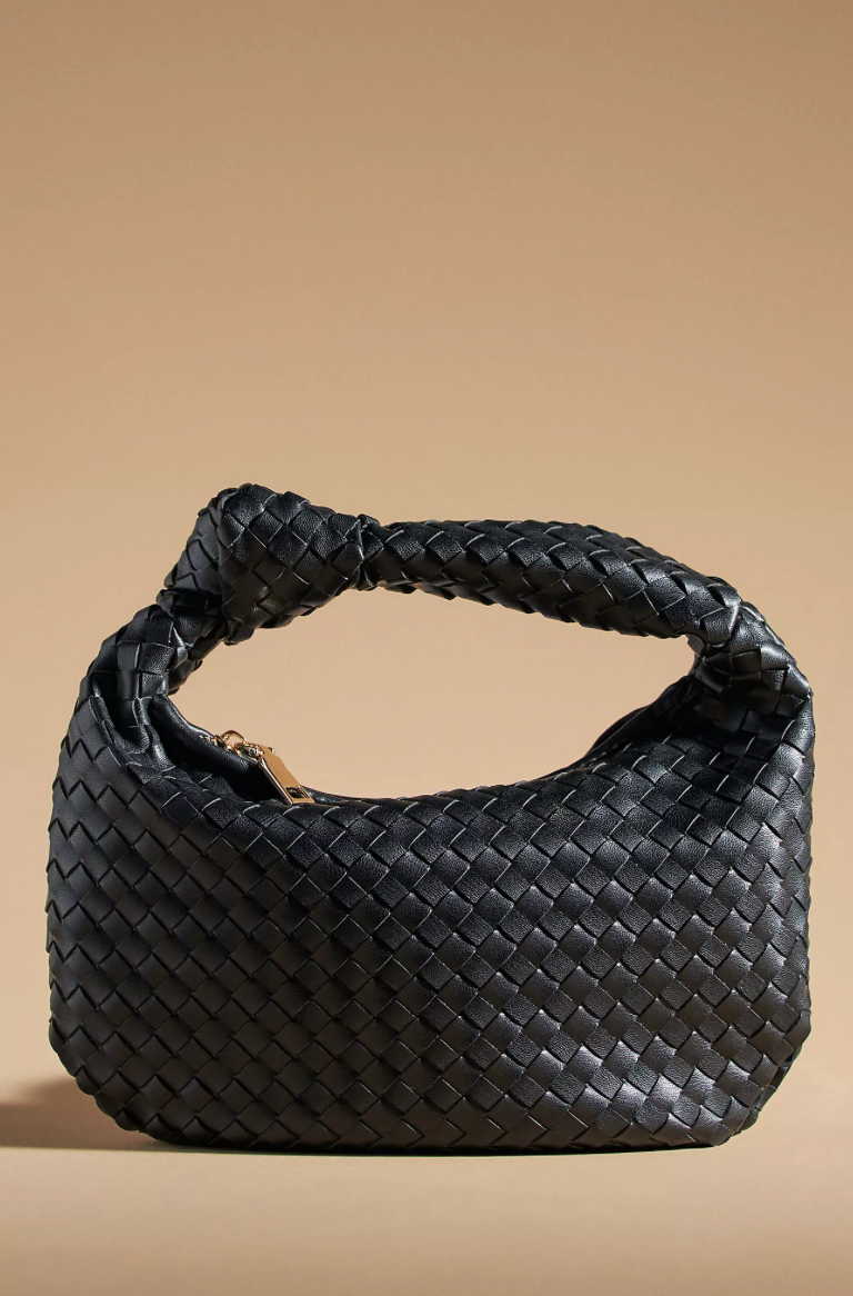 Trenza - Geflochtene Halbmond-Handtasche