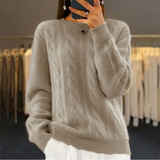 Velu - Luxuriöser warmer Kabelpullover