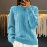 Velu - Luxuriöser warmer Kabelpullover