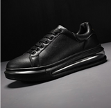 AeroFlex | Schwarze Luxus-Sneakers mit Luftpolstersohle