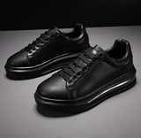 AeroFlex | Schwarze Luxus-Sneakers mit Luftpolstersohle