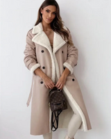 Ferovia - Luxe Dames Teddy Trenchcoat