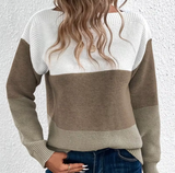 Amelora | kuschelige Streifenstrickpullover