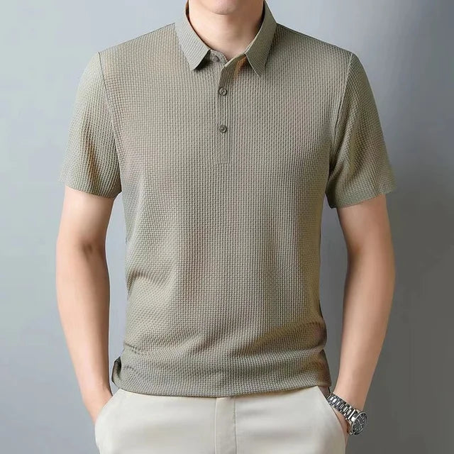 Stijn - klassisches Herren-Poloshirt mit Luxe-Muster