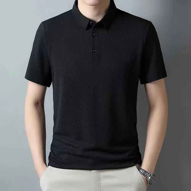 Stijn - klassisches Herren-Poloshirt mit Luxe-Muster