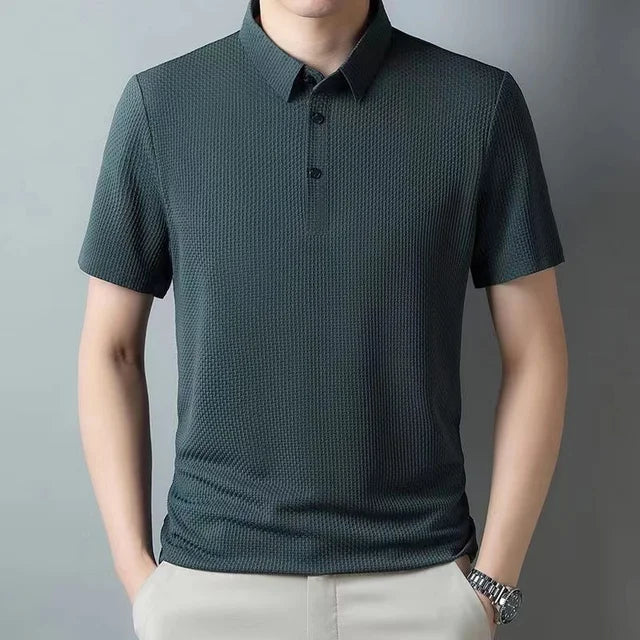 Stijn - klassisches Herren-Poloshirt mit Luxe-Muster