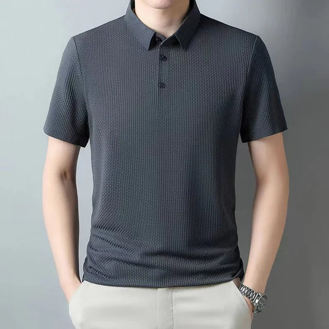 Stijn - klassisches Herren-Poloshirt mit Luxe-Muster