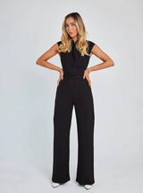 Amira | Eleganter weißer maßgeschneiderter Jumpsuit