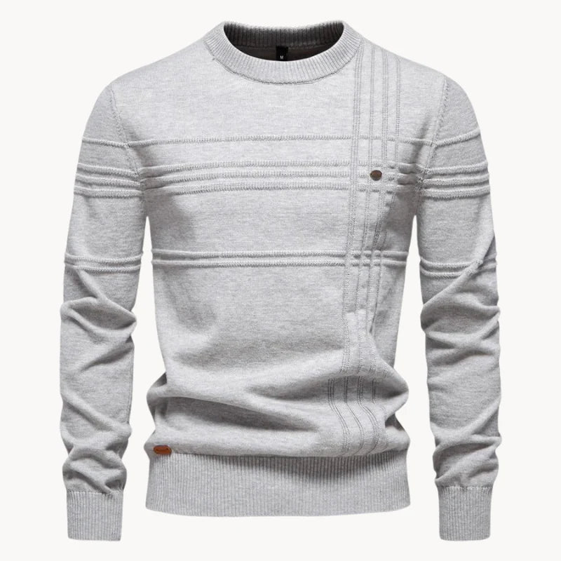 Elivio - Classic Knit Crew Pullover