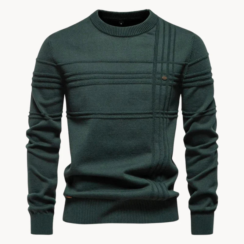 Elivio - Classic Knit Crew Pullover