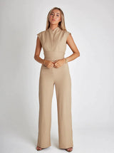 Amira | Eleganter weißer maßgeschneiderter Jumpsuit